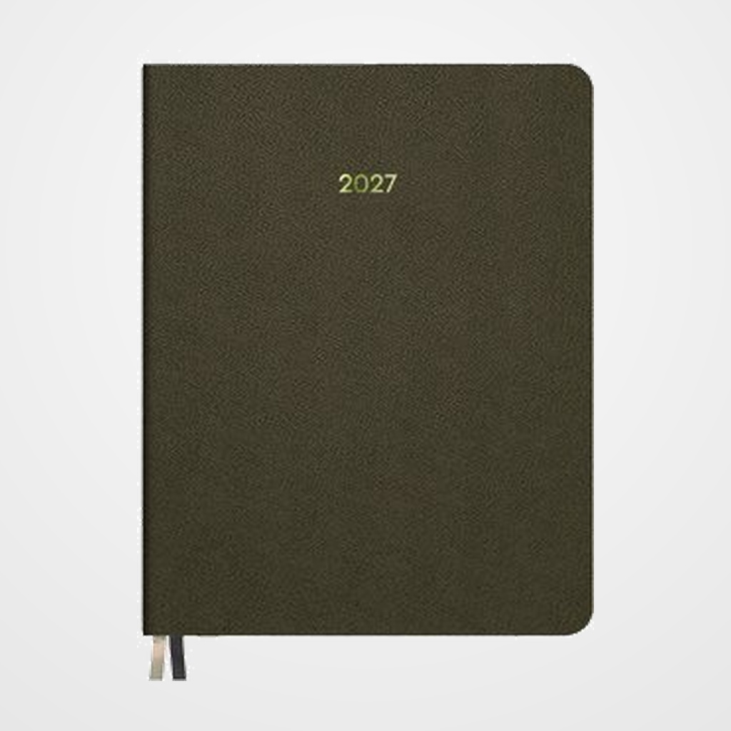 AGENDA ANUAL (2027) DOHE ZENITH COSIDA tapa FLEXIBLE POLIPIEL 150x210 S/V MARRON