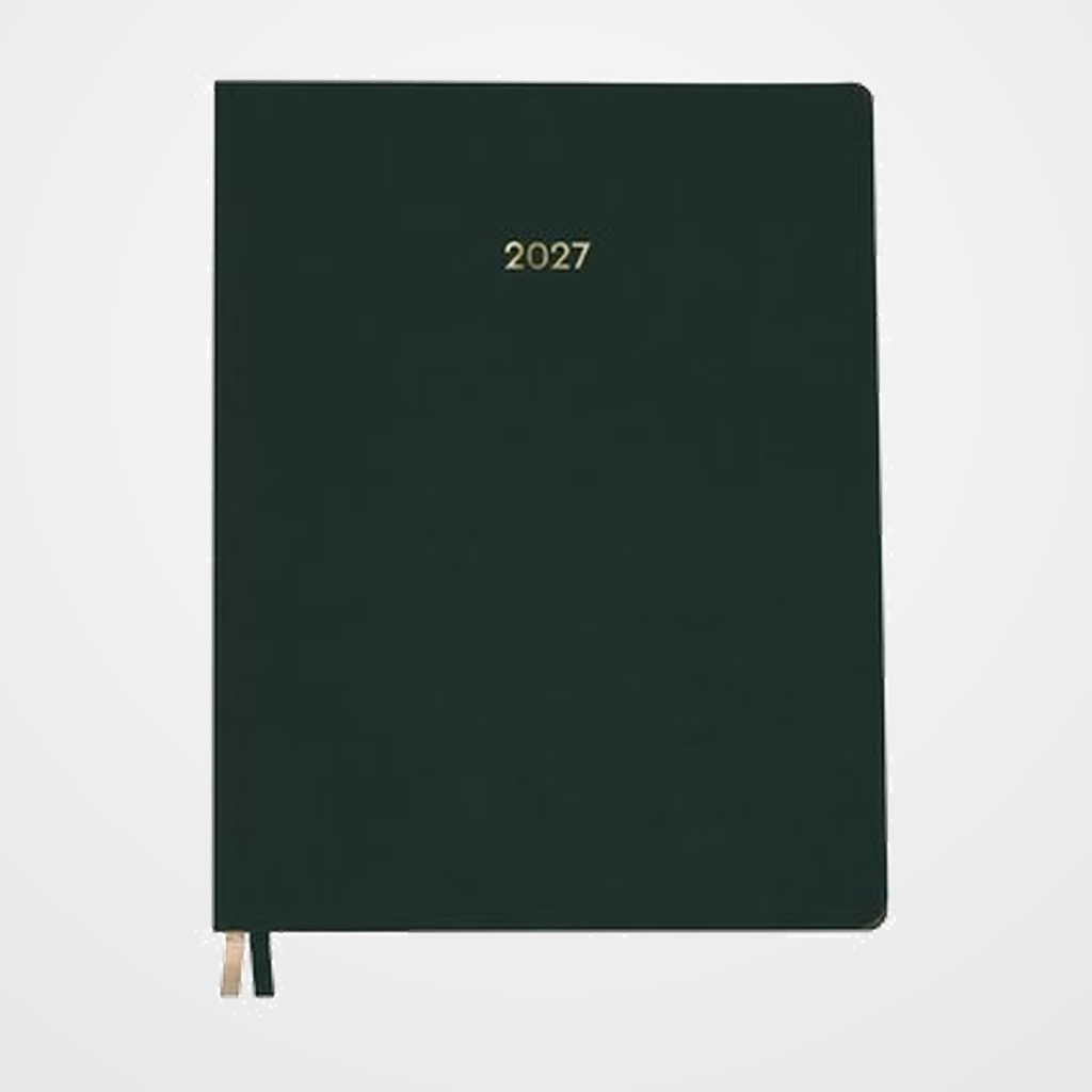 AGENDA ANUAL (2027) DOHE ZENITH COSIDA tapa FLEXIBLE POLIPIEL 150x210 S/V NEGRO