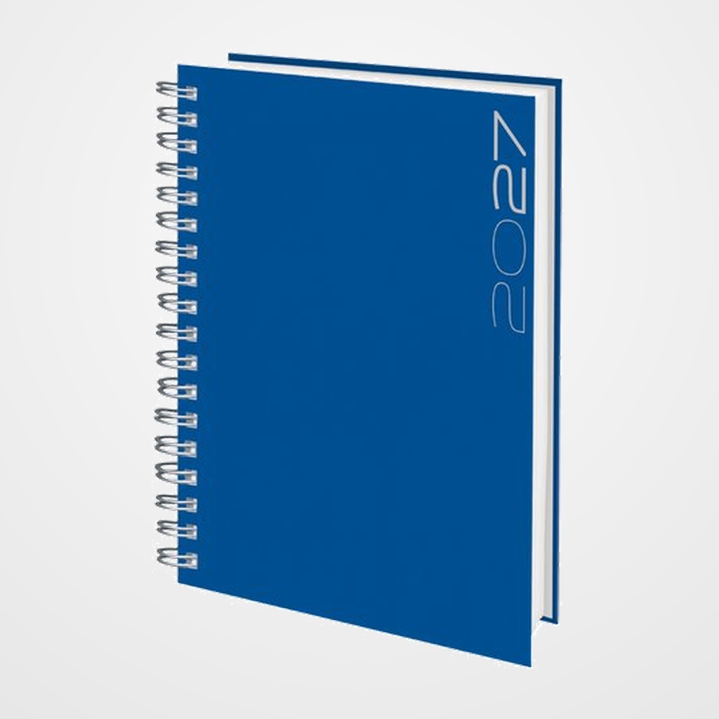 AGENDA ANUAL (2027) EDEUSTO MATRA BETA WIRE-O tapa DURA D13 166x240 D/P AZUL REFLEX (557)