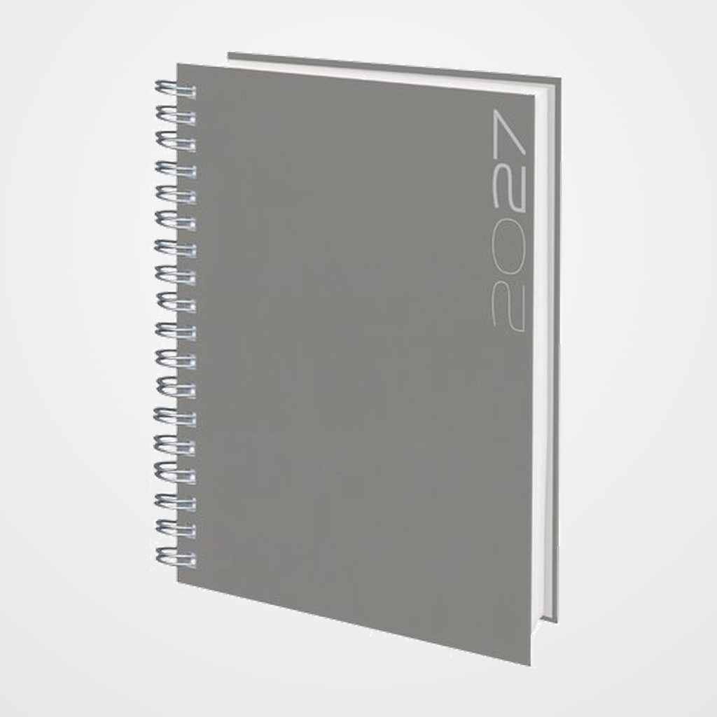 AGENDA ANUAL (2027) EDEUSTO MATRA BETA WIRE-O tapa DURA D13 166x240 D/P GRIS (023)