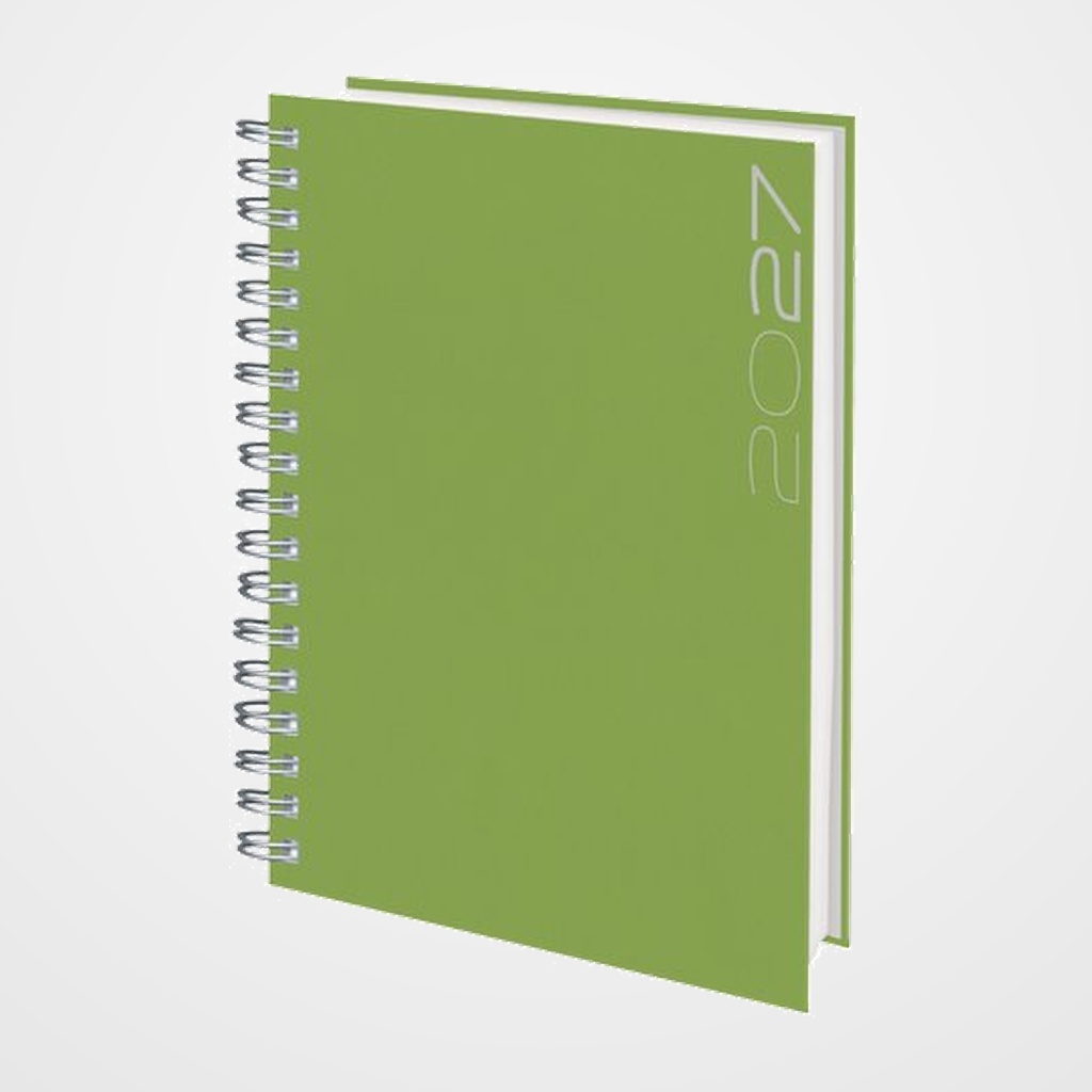 AGENDA ANUAL (2027) EDEUSTO MATRA BETA WIRE-O tapa DURA D13 166x240 D/P VERDE (547)