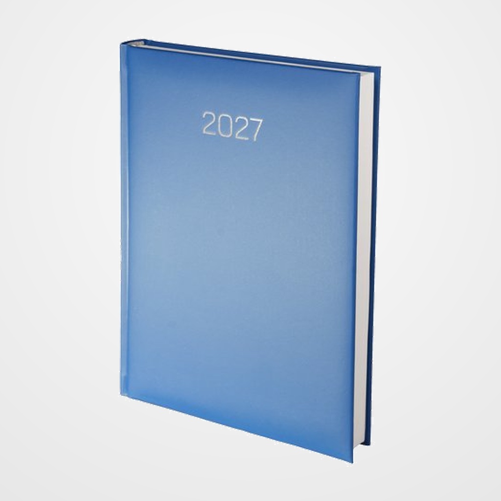 AGENDA ANUAL (2027) EDEUSTO PREMIUM COSIDA tapa ACOLCHADA D07 145x205 D/P AZUL MATE (495)