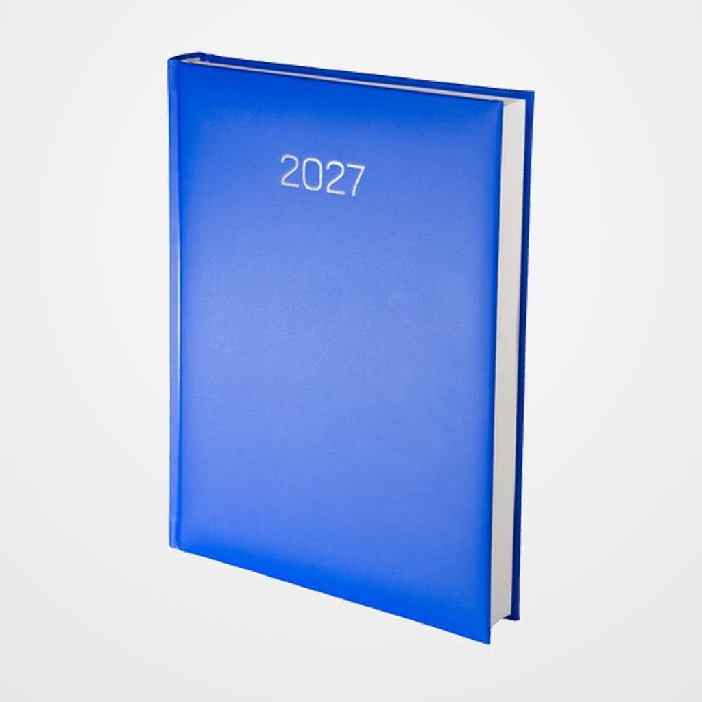 AGENDA ANUAL (2027) EDEUSTO PREMIUM COSIDA tapa ACOLCHADA D07 145x205 D/P AZUL REFLEX (839)