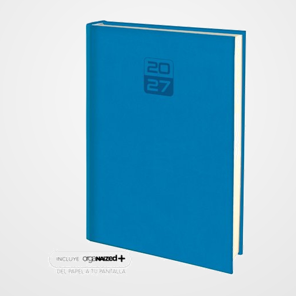 AGENDA ANUAL (2027) EDEUSTO TUCSON COSIDA tapa ACOLCHADA E11 170x240 D/P AZUL (914)
