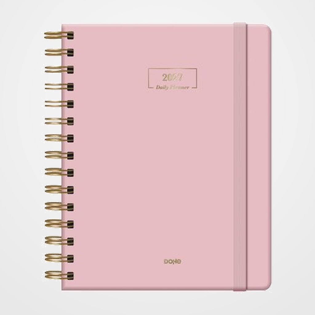 AGENDA ANUAL (2027) ETHERNAL WIRE-O tapa EXTRA 160x210 D/P ROSA