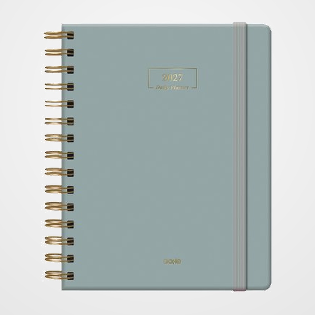 AGENDA ANUAL (2027) ETHERNAL WIRE-O tapa EXTRA 160x210 D/P VERDE