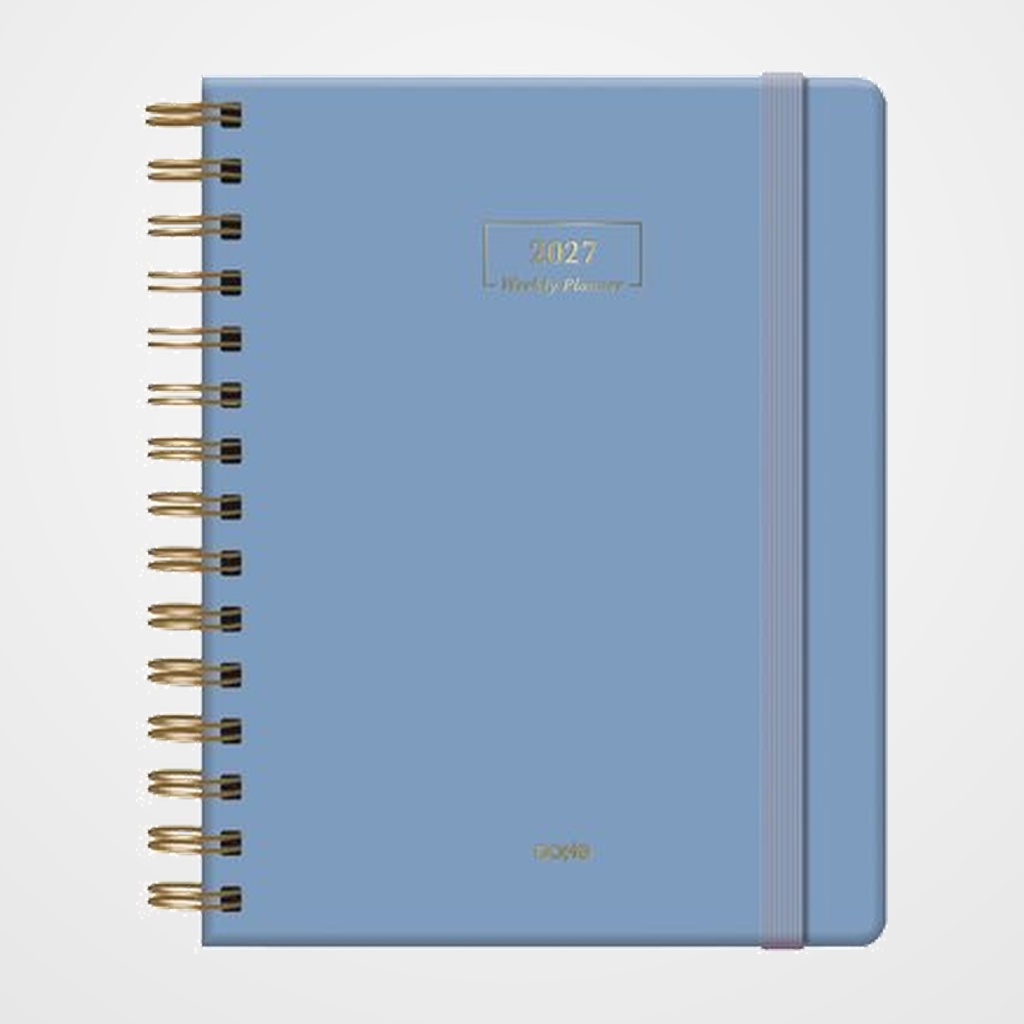AGENDA ANUAL (2027) ETHERNAL WIRE-O tapa EXTRA 160x210 S/V AZUL