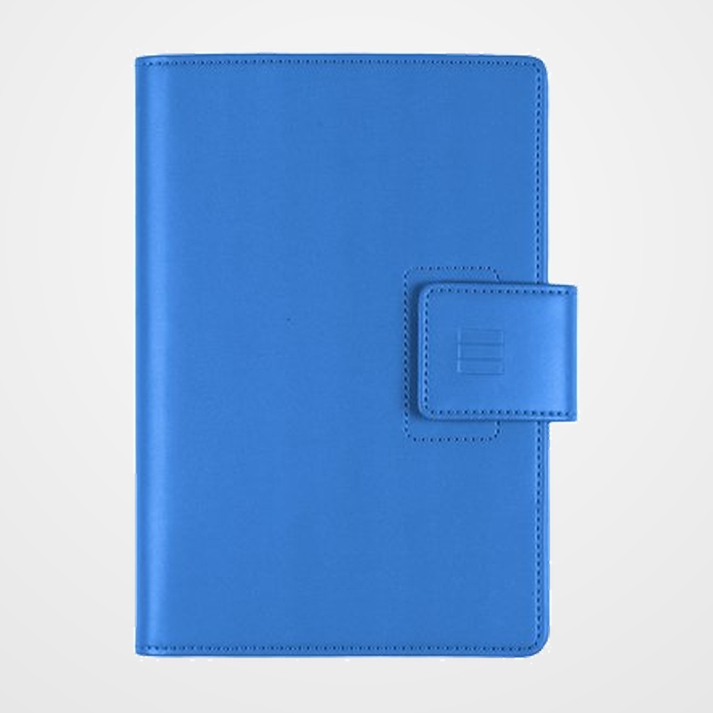 AGENDA ANUAL (2027) FINOCAM DUO DUOUNO ESPIRAL CON CUBIERTA SINTETICA con BROCHE E5 117x181 D/P AZUL