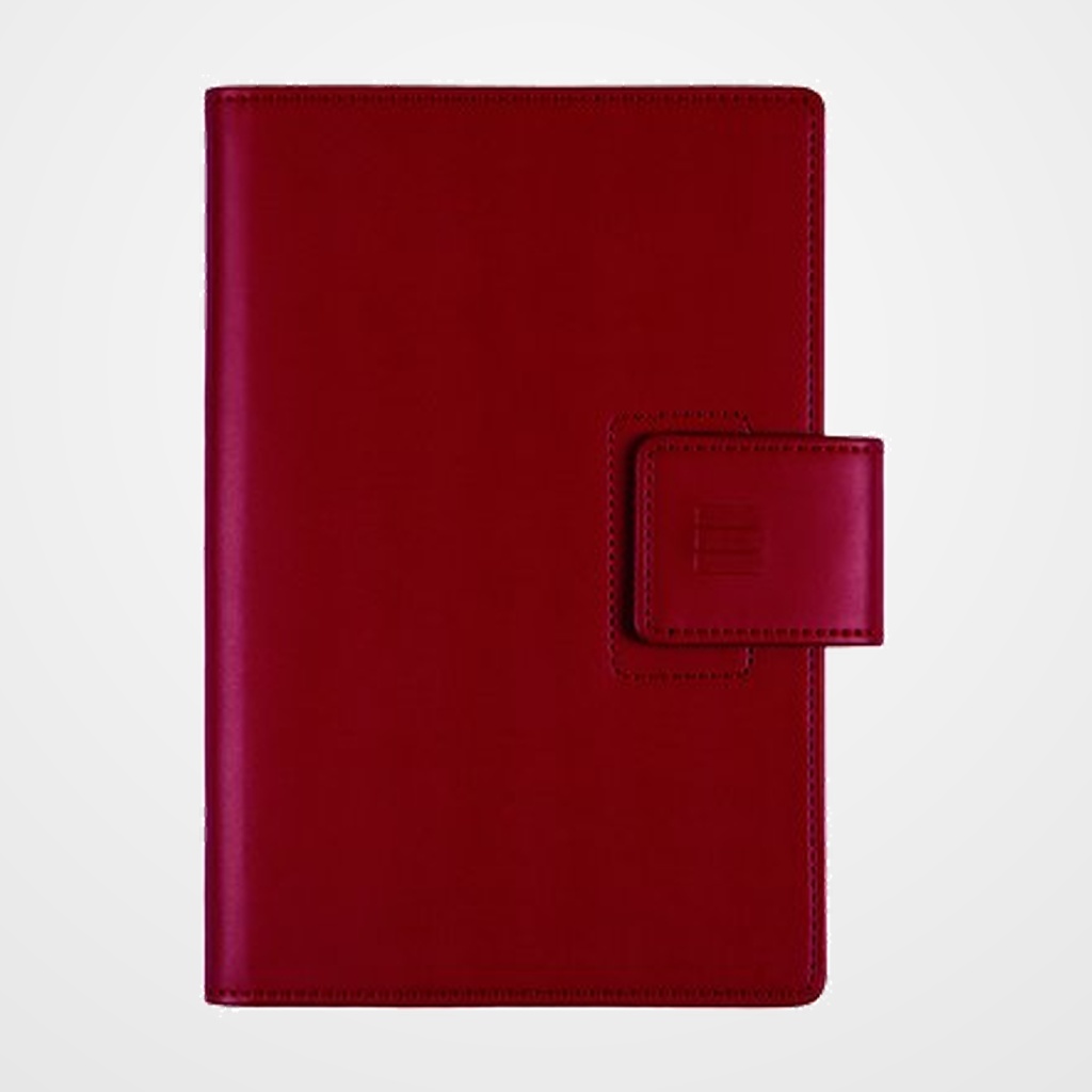 AGENDA ANUAL (2027) FINOCAM DUO DUOUNO ESPIRAL CON CUBIERTA SINTETICA con BROCHE E5 117x181 D/P BURDEOS