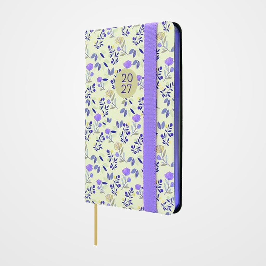 AGENDA ANUAL (2027) FINOCAM FLEXI JOY COSIDA tapa FLEXIBLE con GOMA F2 82x127 S/V APAIS. FIONA