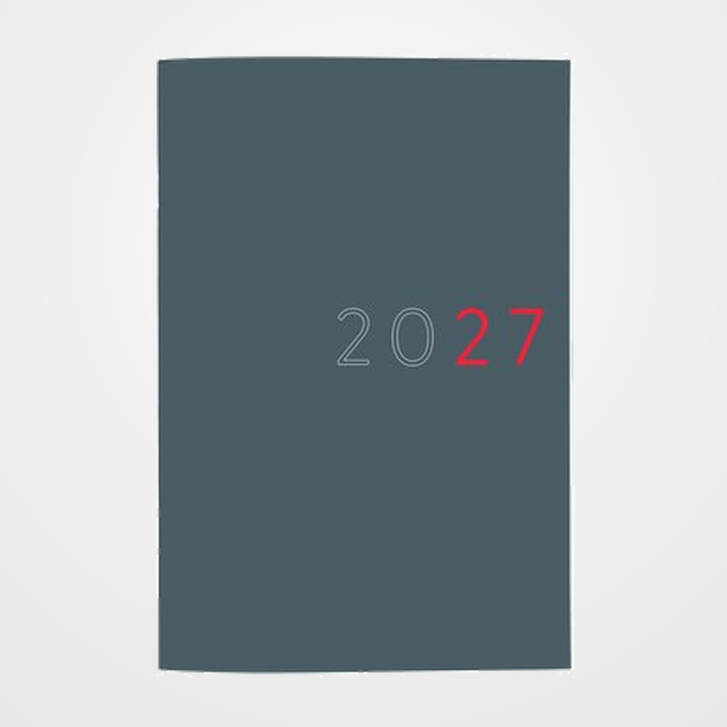 AGENDA ANUAL (2027) FINOCAM INTERNACIONAL PLANIFICADOR Y11 165x240 M/V + NOTAS GRIS