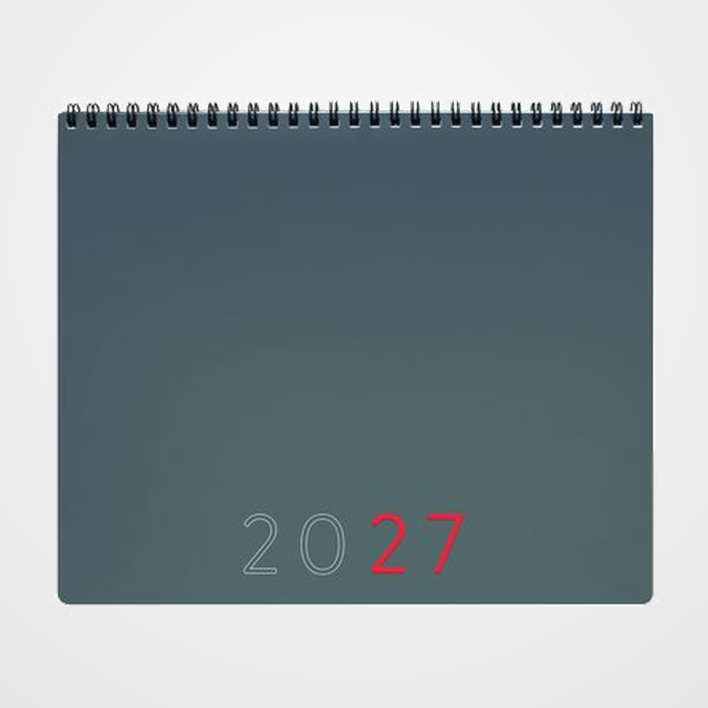 AGENDA ANUAL (2027) FINOCAM INTERNACIONAL PLANIFICADOR 250x200 M/V + NOTAS GRIS