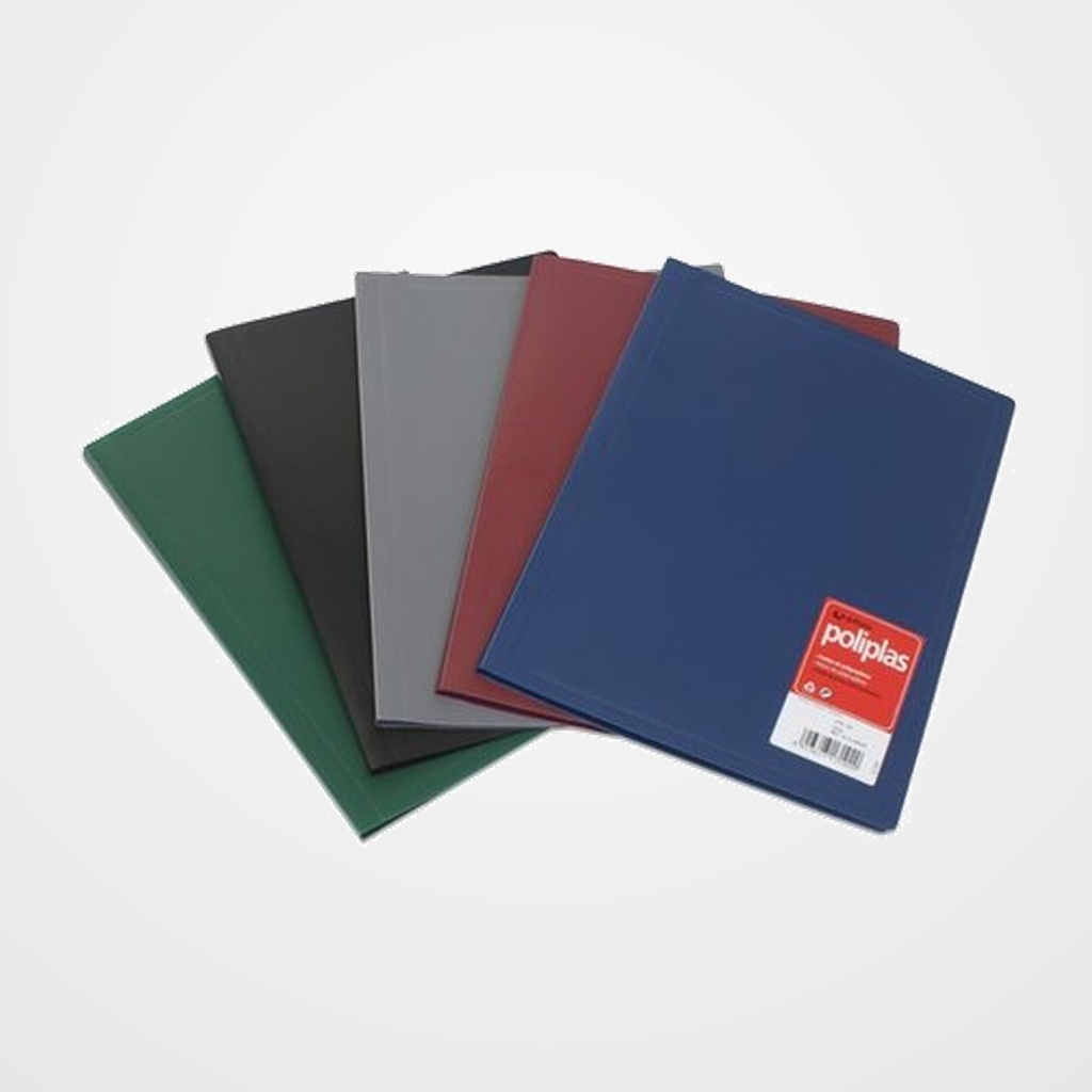 CARPETA FUNDAS (TARIFARIO) GRAFOPLAS PP FLEXIBLE POLIPLAS OPACO Fº 20 F. VERDE