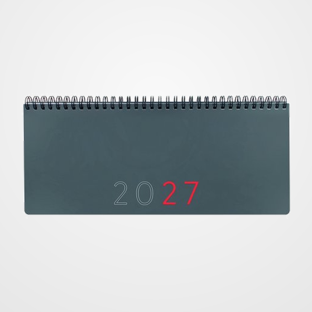 AGENDA ANUAL (2027) FINOCAM PLANIFICADOR 290x116 S/V + NOTAS GRIS