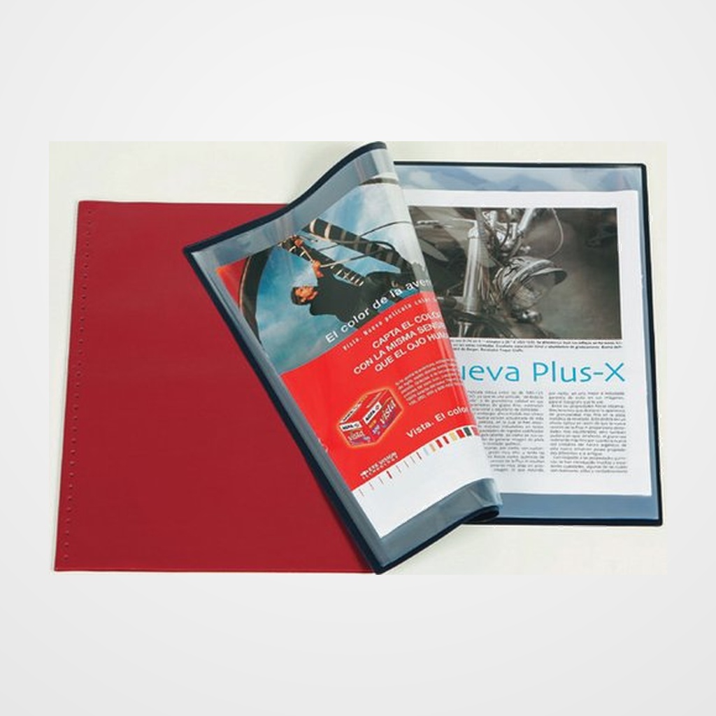 CARPETA FUNDAS (TARIFARIO) IBERPLAS PVC FLEXIBLE Fº 50 F. NEGRO