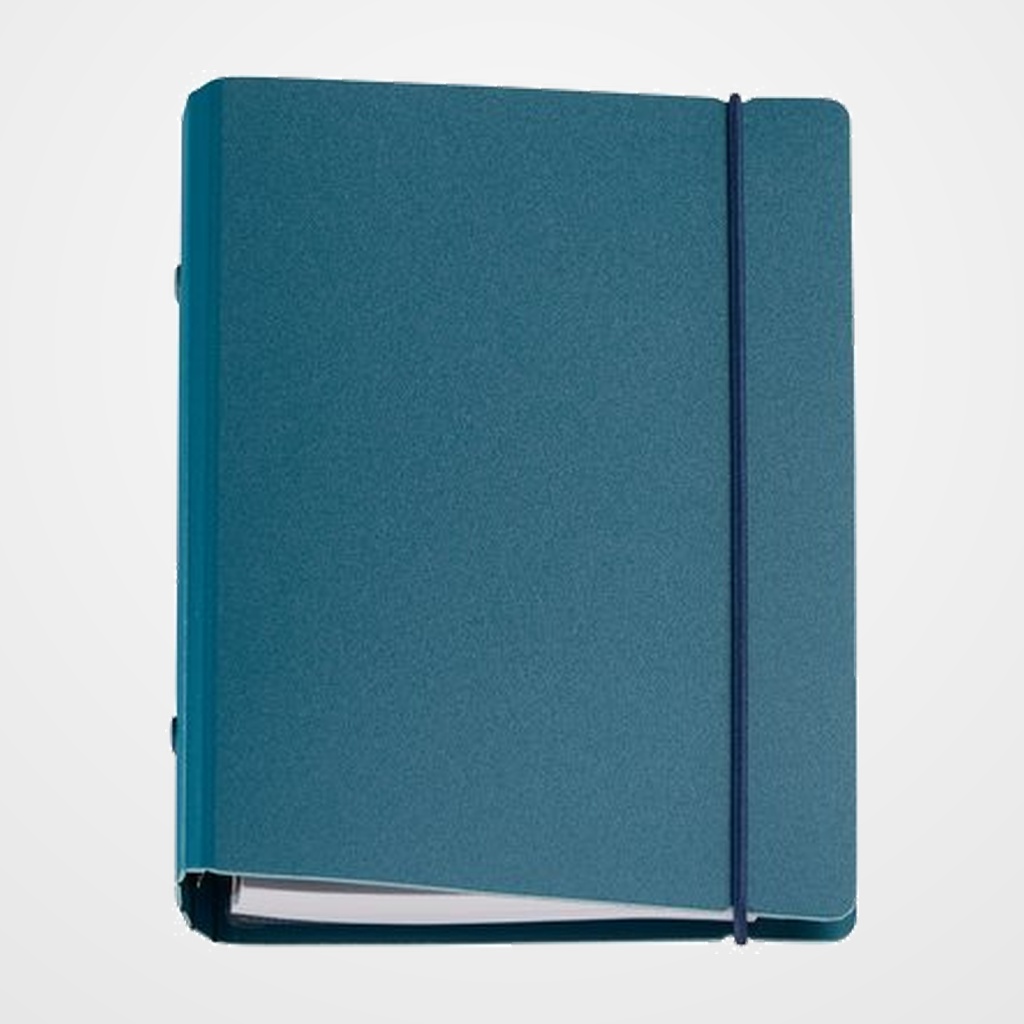 AGENDA ANUAL (2027) MIQUELRIUS ANILLAS tapa POLIURETANO con GOMA ACTIVA 117x182 S/VV AZUL
