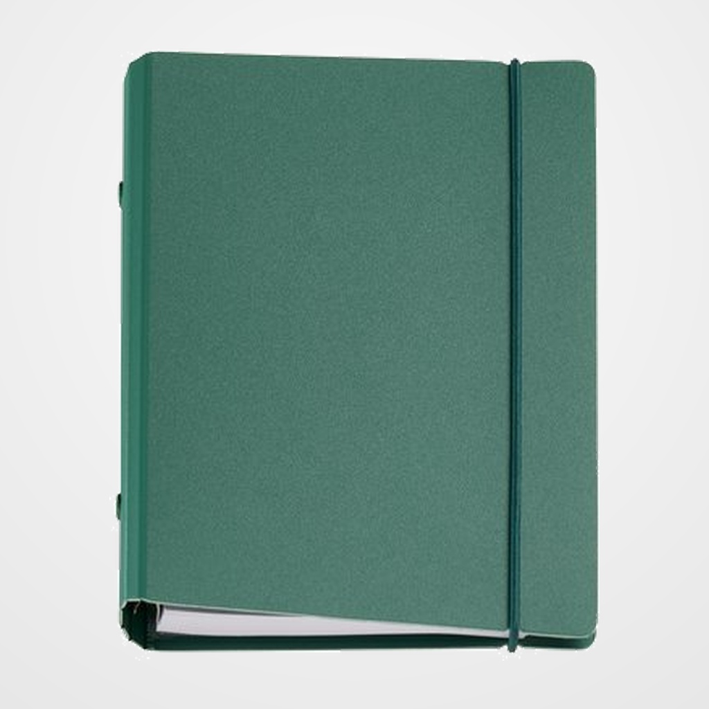AGENDA ANUAL (2027) MIQUELRIUS ANILLAS tapa POLIURETANO con GOMA ACTIVA 117x182 S/VV VERDE