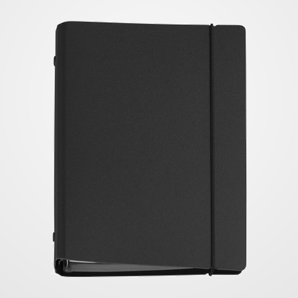 AGENDA ANUAL (2027) MIQUELRIUS ANILLAS tapa POLIURETANO con GOMA PLUS 155x213 S/VV NEGRO