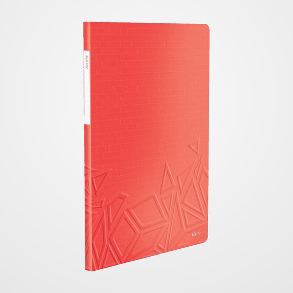 CARPETA FUNDAS (TARIFARIO) LEITZ URBAN CHIC PP A4 20 F. ROJO