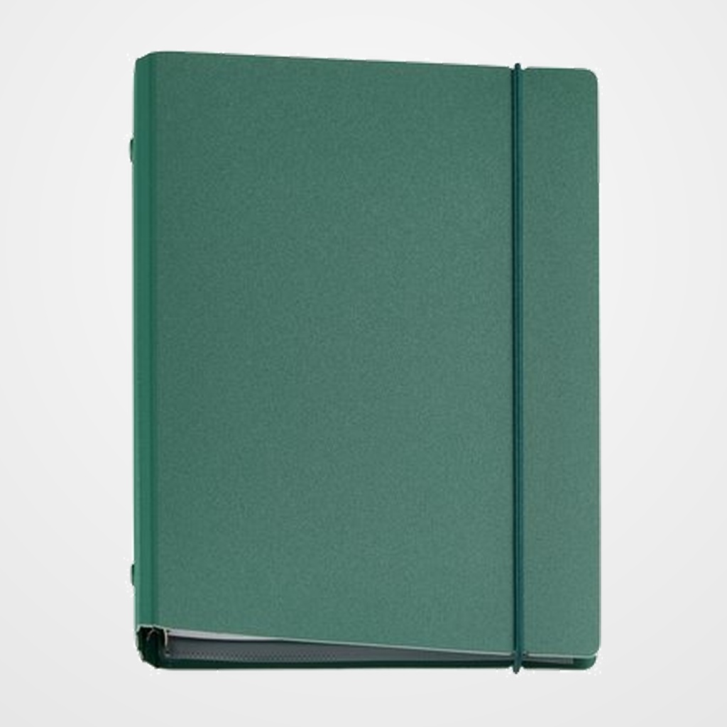 AGENDA ANUAL (2027) MIQUELRIUS ANILLAS tapa POLIURETANO con GOMA PLUS 155x213 S/VV VERDE