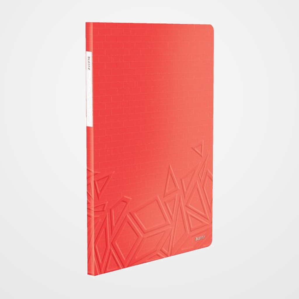 [15302730] CARPETA FUNDAS (TARIFARIO) LEITZ URBAN CHIC PP A4 40 F. ROJO