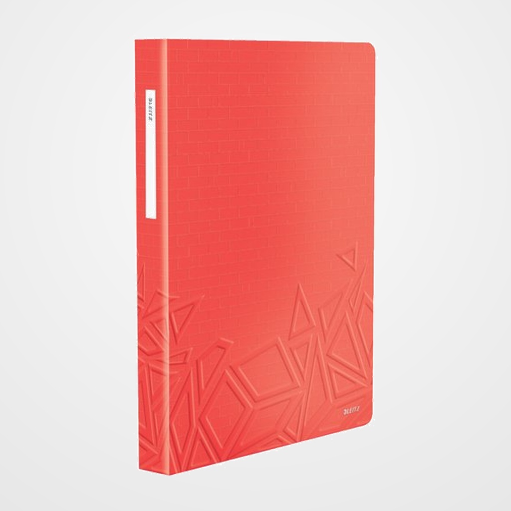 CARPETA FUNDAS (TARIFARIO) LEITZ URBAN CHIC PP A4 80 F. ROJO