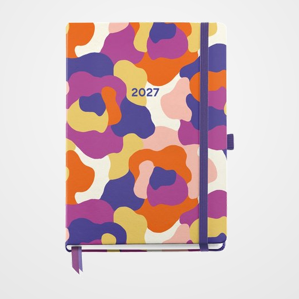 AGENDA ANUAL (2027) MIQUELRIUS GRAFICA COSIDA tapa EXTRA con GOMA PLUS 155x213 D/P CAMUFLAJE