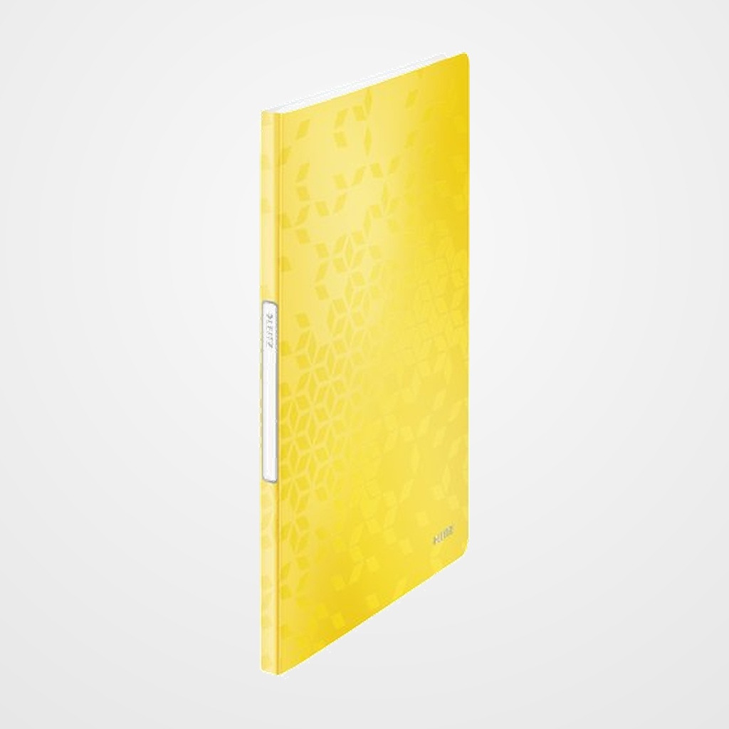 CARPETA FUNDAS (TARIFARIO) LEITZ WOW PP FLEXIBLE A4 20 F. AMARILLO