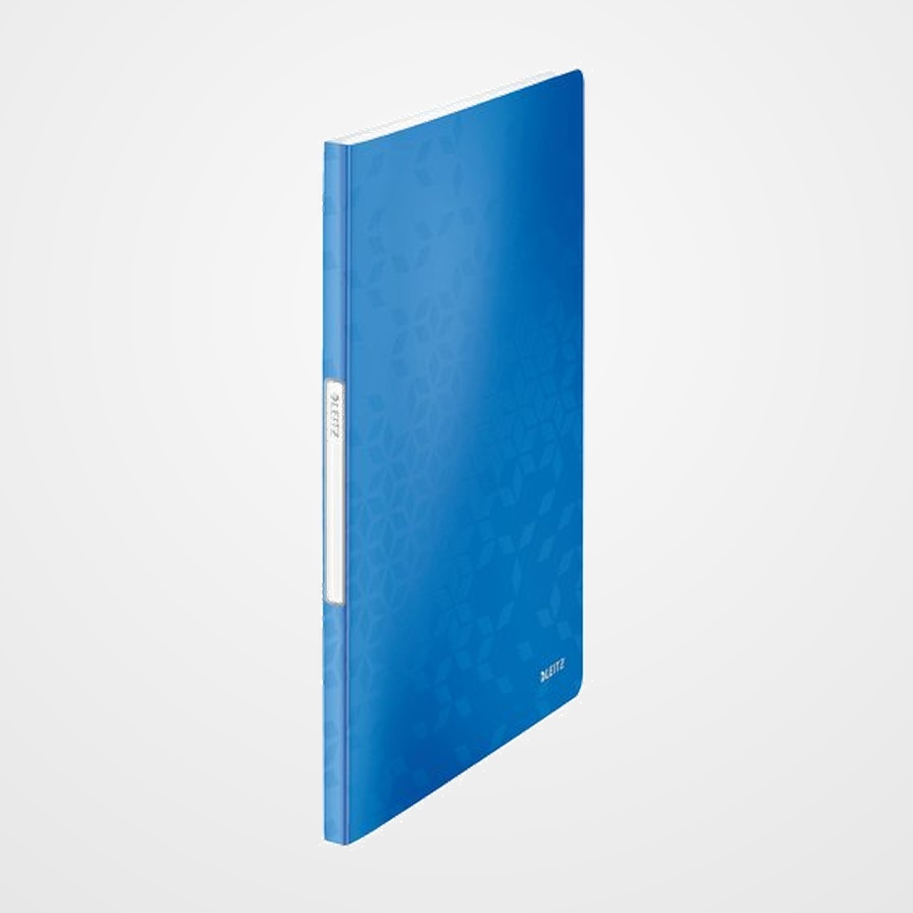 CARPETA FUNDAS (TARIFARIO) LEITZ WOW PP FLEXIBLE A4 20 F. AZUL