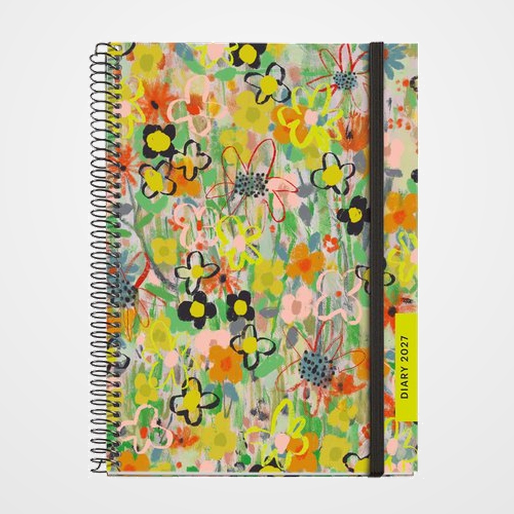 AGENDA ANUAL (2027) MIQUELRIUS NATURA ESPIRAL tapa EXTRA con GOMA PLUS 155x213 D/P SILVESTRE