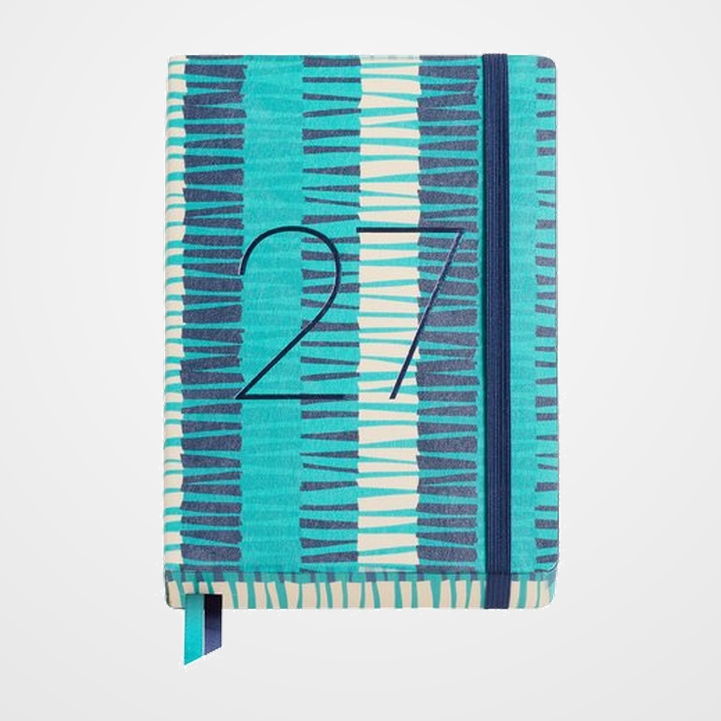 AGENDA ANUAL (2027) MIQUELRIUS TRENDS ART COSIDA tapa SIMIL PIEL con GOMA 140x190 D/P BAMBOO