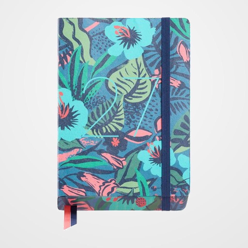 AGENDA ANUAL (2027) MIQUELRIUS TRENDS ART COSIDA tapa SIMIL PIEL con GOMA 140x190 D/P WILD GARDEN