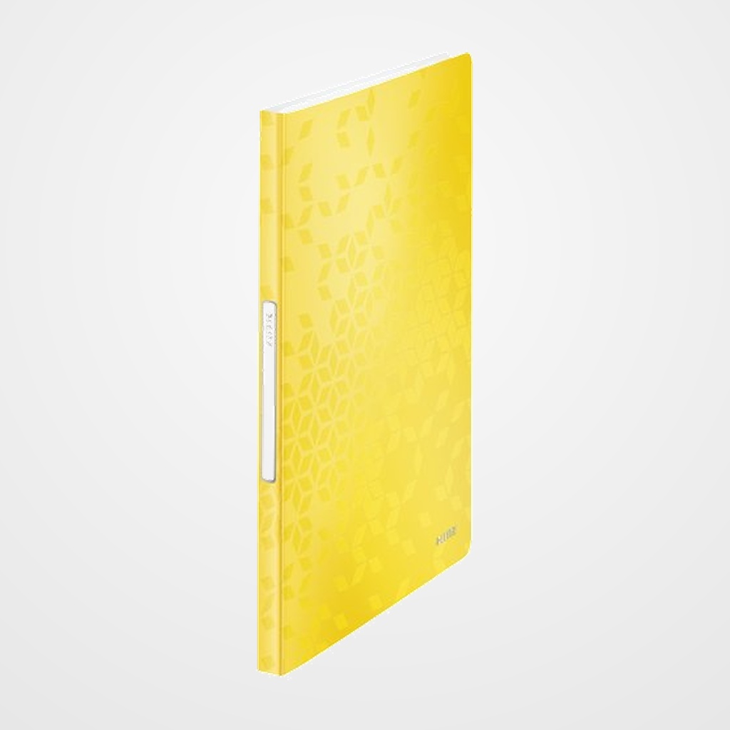 CARPETA FUNDAS (TARIFARIO) LEITZ WOW PP FLEXIBLE A4 40 F. AMARILLO
