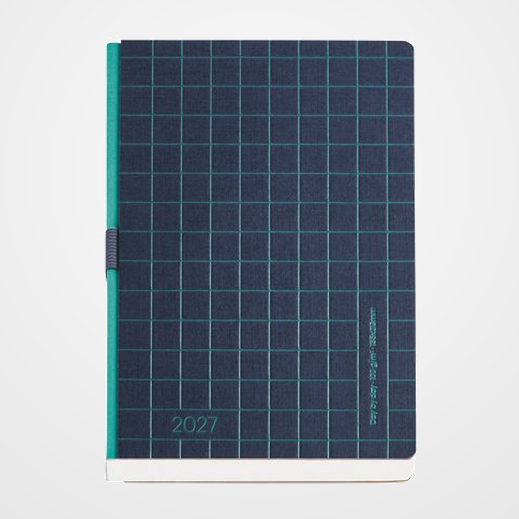 AGENDA ANUAL (2027) MIQUELRIUS TRENDS BACK TO BASICS LINEAS COSIDA tapa DURA PLUS 155x213 D/P MARINO