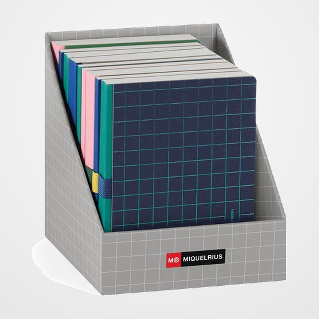 AGENDA ANUAL (2027) MIQUELRIUS TRENDS BACK TO BASICS LINEAS COSIDA tapa DURA PLUS 213x155 SURTIDO EXPOSITOR DE 8