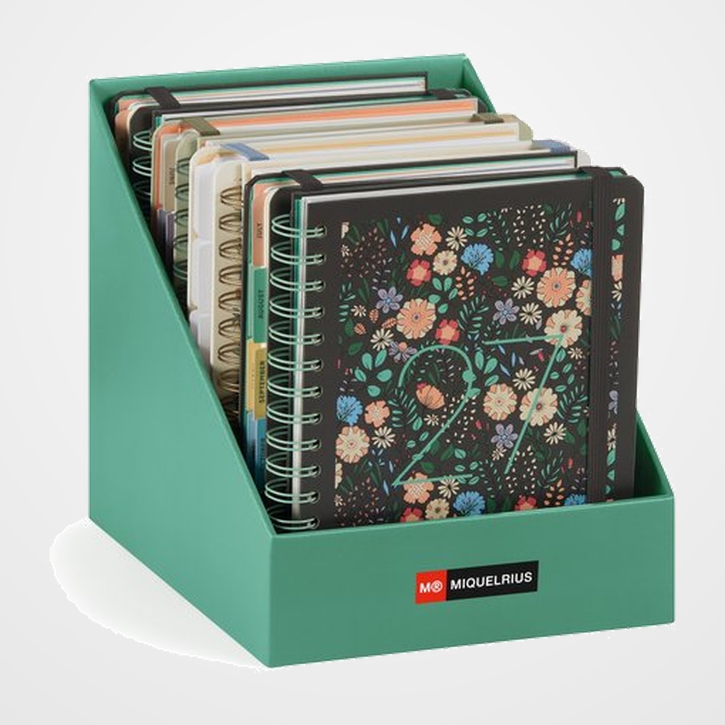 AGENDA ANUAL (2027) MIQUELRIUS TRENDS LIBERTY WIRE-O tapa EXTRA con GOMA PLUS 155x213 SURTIDO EXPOSITOR DE 8