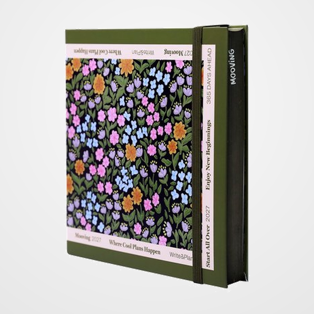AGENDA ANUAL (2027) MOOVING LIBERTY COSIDA tapa PP con GOMA 190x190 D/P