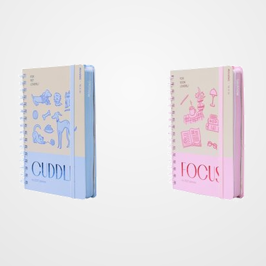 AGENDA ANUAL (2027) MOOVING MOOD WIRE-O tapa PP con GOMA 150x210 D/P SURTIDO (2 mod.)