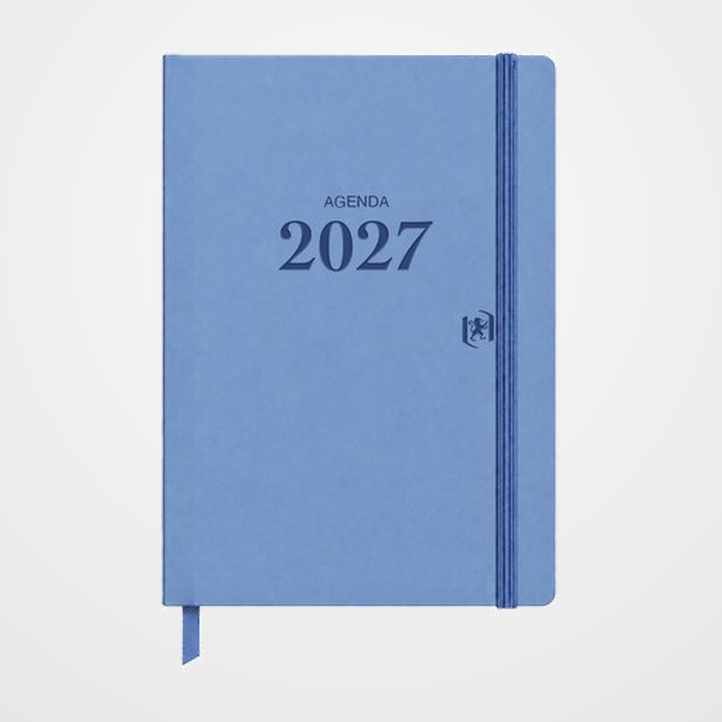 AGENDA ANUAL (2027) OXFORD ENDLESS FLEX COSIDA tapa FLEXIBLE A5 210x150 S/V APAIS. DUSTY BLUE