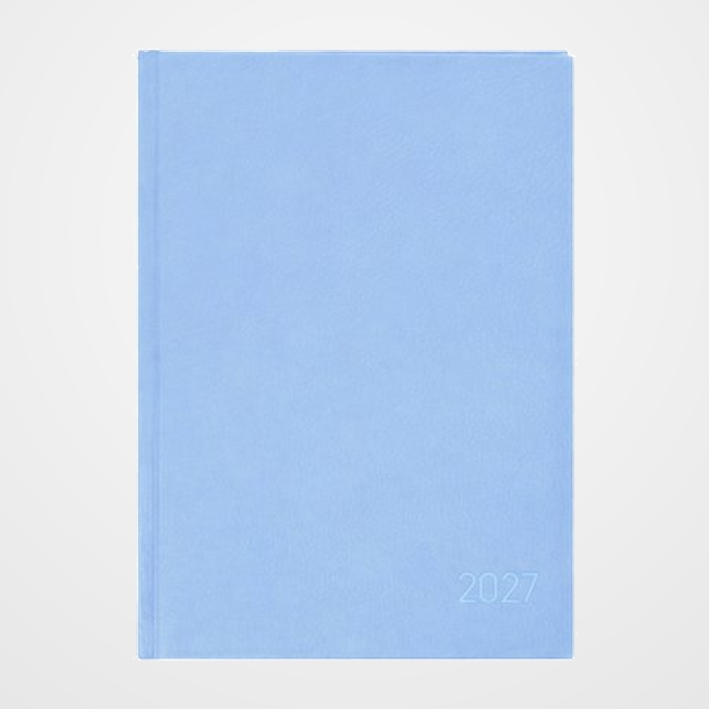 AGENDA ANUAL (2027) OXFORD MODERN PASTEL COSIDA tapa ACOLCHADA A5 210x150 D/P DUSTY BLUE