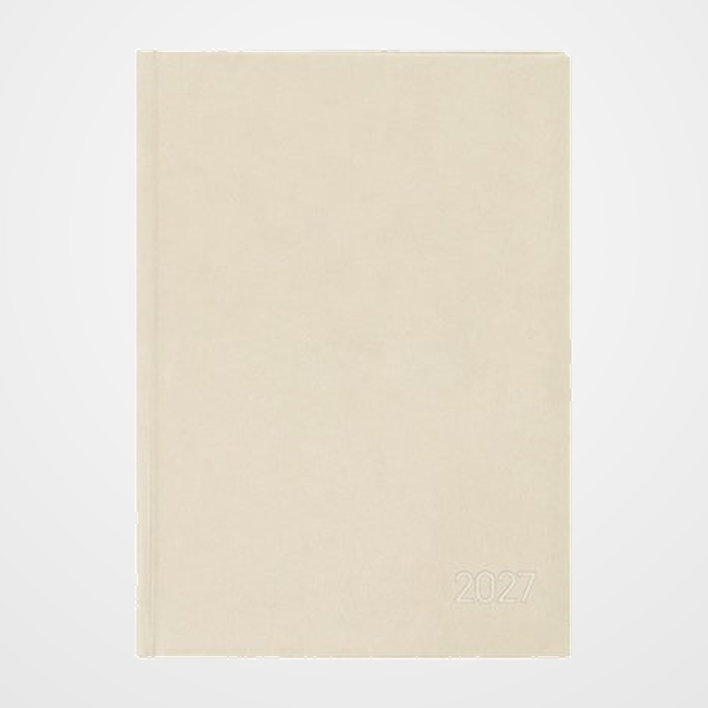 AGENDA ANUAL (2027) OXFORD MODERN PASTEL COSIDA tapa ACOLCHADA A5 210x150 D/P STONE