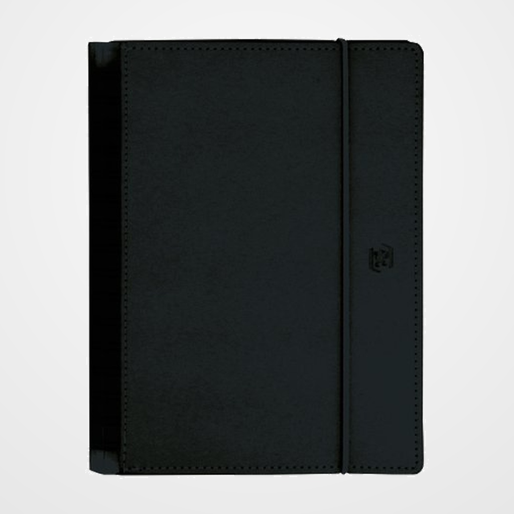 AGENDA ANUAL (2027) OXFORD MY FAB WIRE-O SOBRECUBIERTA con GOMA A5 210x150 D/P NEGRO