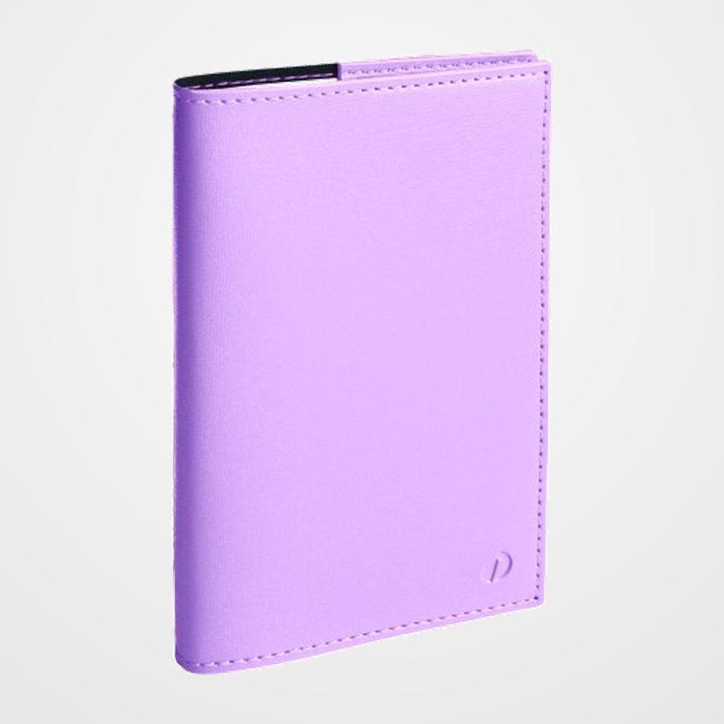 AGENDA ANUAL (2027) QUO VADIS AFFAIRES PRESTIGIO SP SOHO SOBRECUBIERTA COSIDA tapa SIMIL PIEL 100x150 S/V 2 PAG. VIOLETA