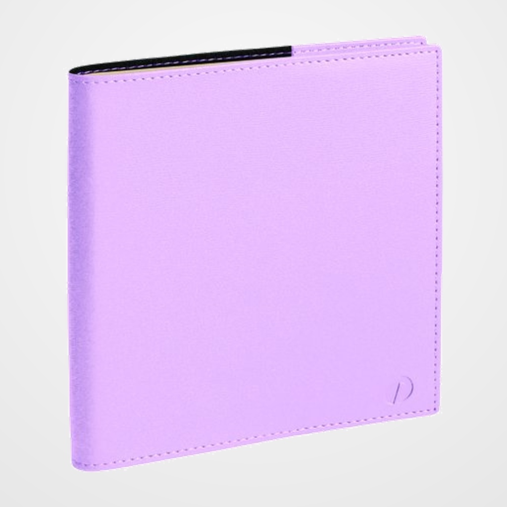 AGENDA ANUAL (2027) QUO VADIS EXECUTIF PRESTIGIO SP SOHO SOBRECUBIERTA COSIDA tapa SIMIL PIEL 160x160 S/V 2 PAG. VIOLETA