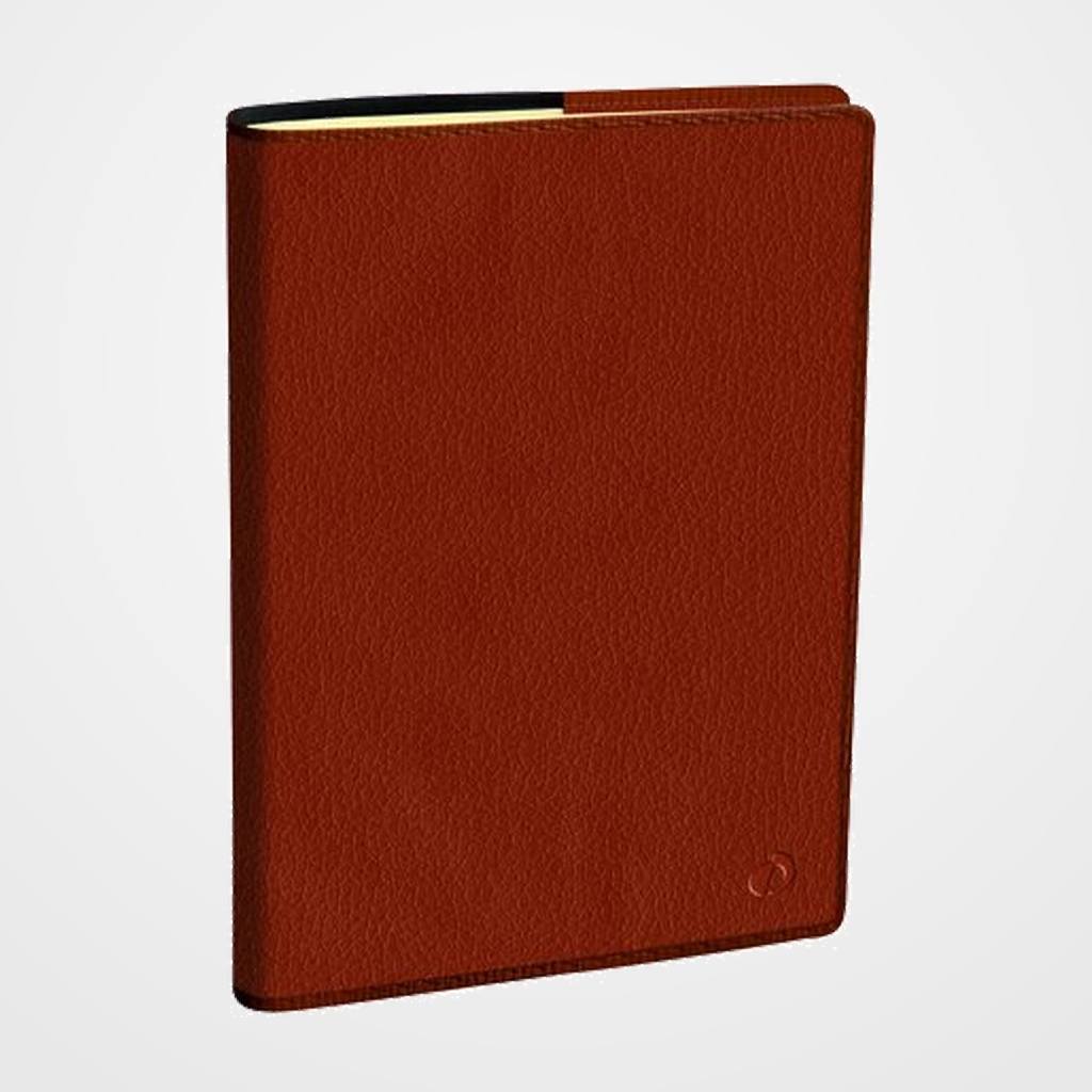 AGENDA ANUAL (2027) QUO VADIS NOTE 27 SP MARLOW SOBRECUBIERTA COSIDA tapa SIMIL PIEL 210x270 S/V CON NOTAS CAMELLO