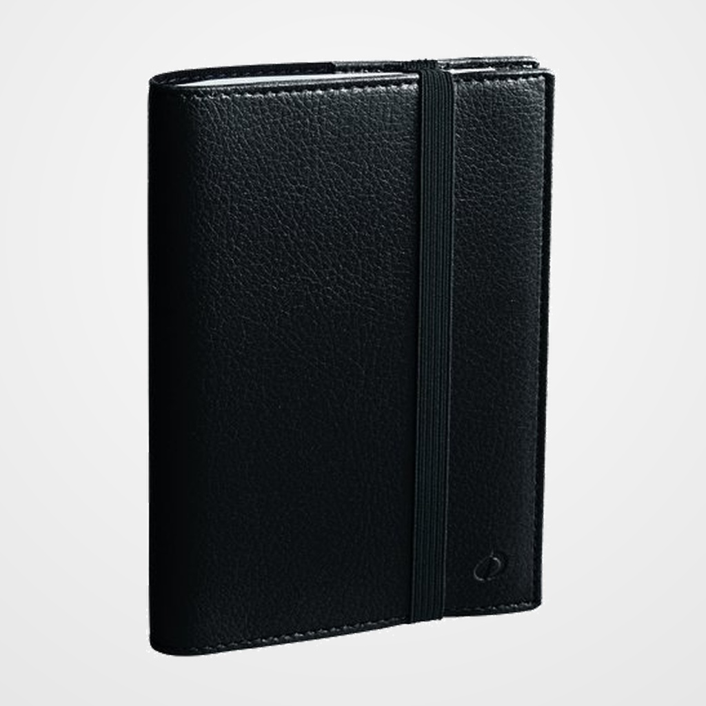 AGENDA ANUAL (2027) QUO VADIS TIME&LIFE LARGE ML SOBRECUBIERTA WIRE-O tapa SIMIL PIEL CON GOMA 160x240 S/V 2 PAG. NEGRO