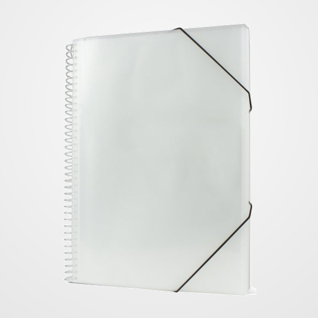 CARPETA FUNDAS (TARIFARIO) PRYSE PP PERSONALIZABLE A4 20 F. TRANSPARENTE