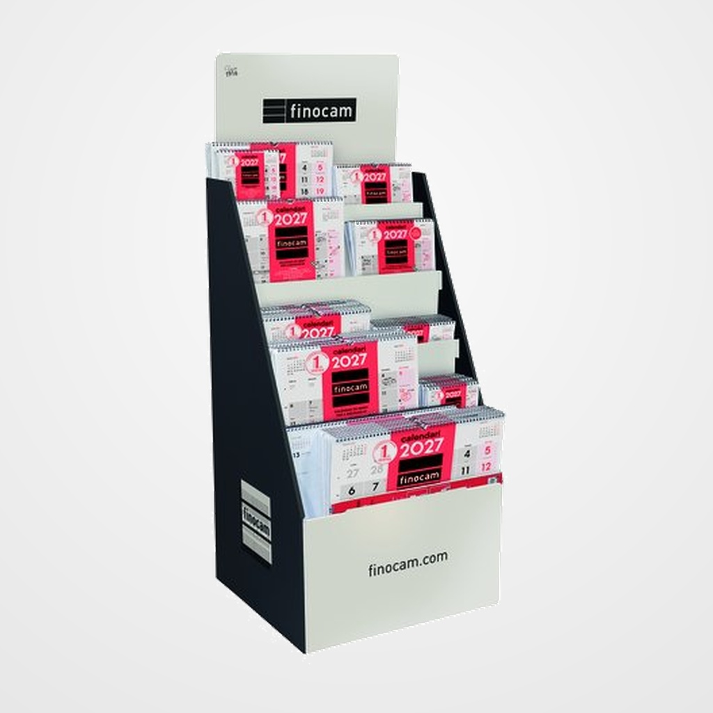 CALENDARIO (2027) CATALAN FINOCAM MENSUAL NEUTROS ASSORTIMENT EXPOSITOR DE 125