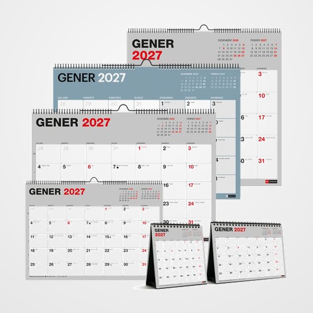 CALENDARIO (2027) CATALAN MIQUELRIUS BASIC ASSORTIMENT LOT DE 46