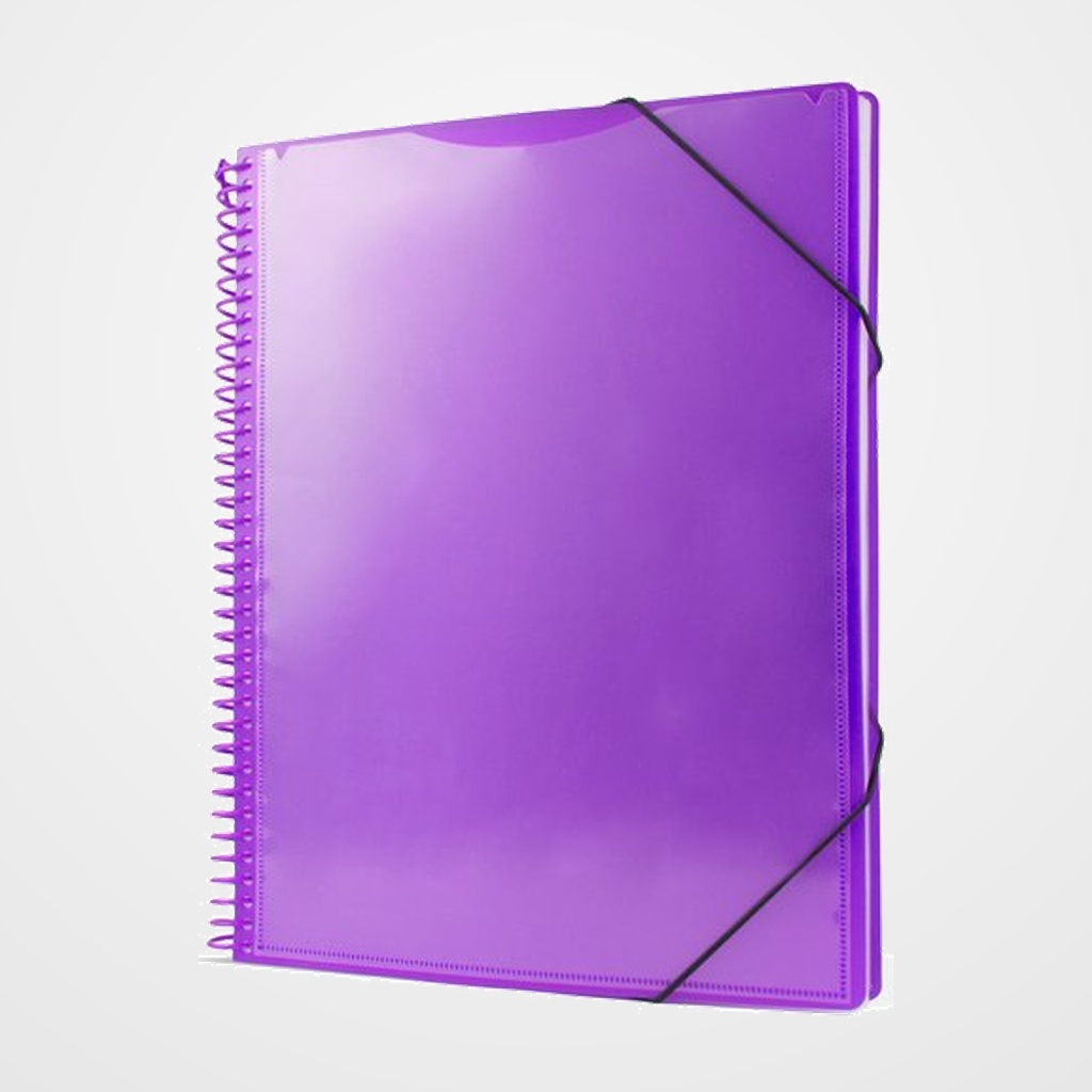 CARPETA FUNDAS (TARIFARIO) PRYSE PP PERSONALIZABLE A4 50 F. LILA